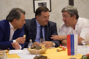 Perović, Dodik i Serdarov FOTO: CIN