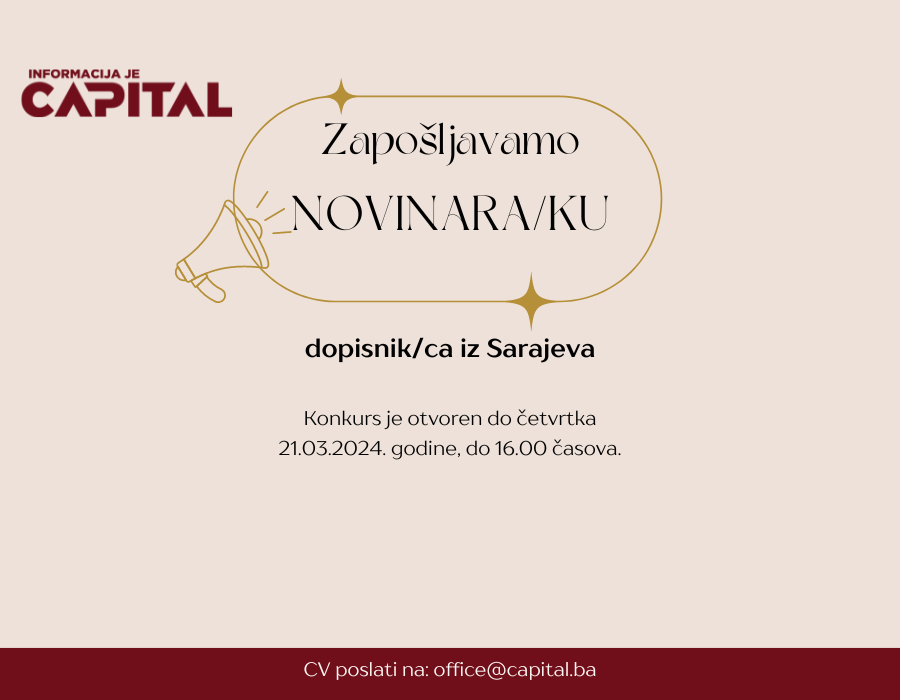 konkurs za novinara