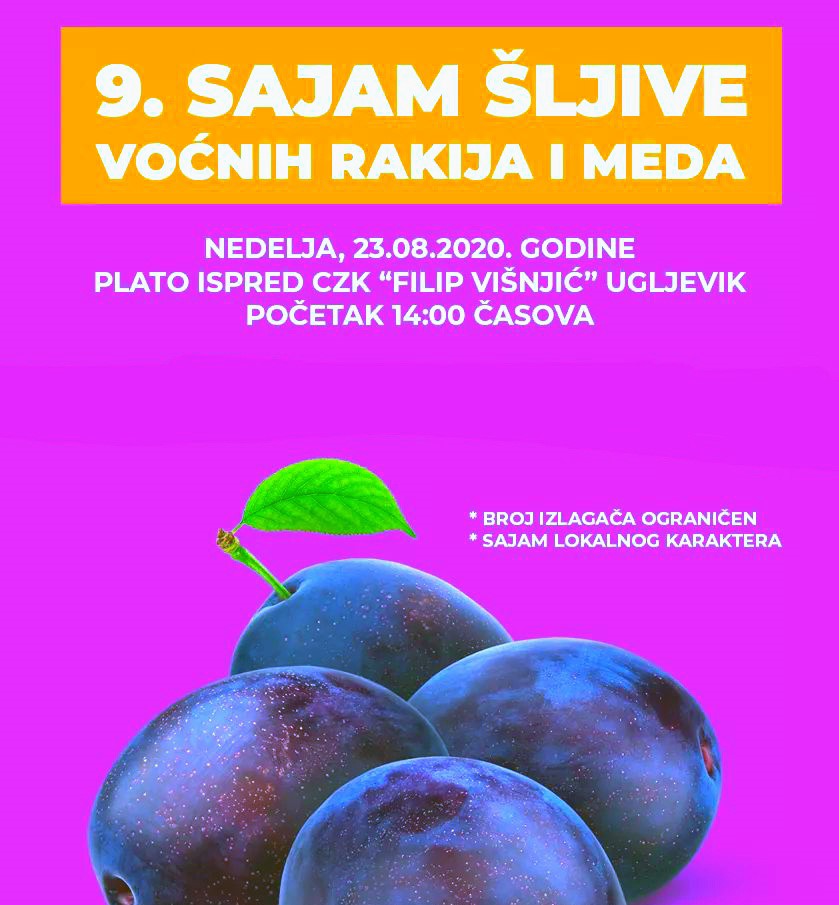 sajam šljive ugljevik